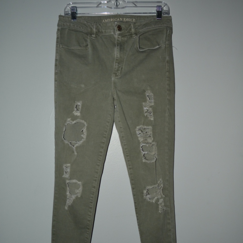Distressed American Eagle Jeans